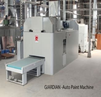 GIARDINA AUTO SPRAY SYSTEM WITH 5 LAYER DRYING OVEN - Machinery Used at 7Hill Asset Liquidation