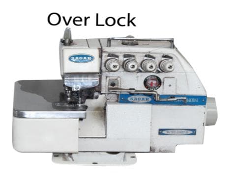 OVER LOCK M/C - Machinery Used at 7Hill Asset Liquidation