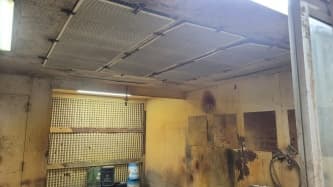 positive pressure paint booth - Machinery Used at 7Hill Asset Liquidation